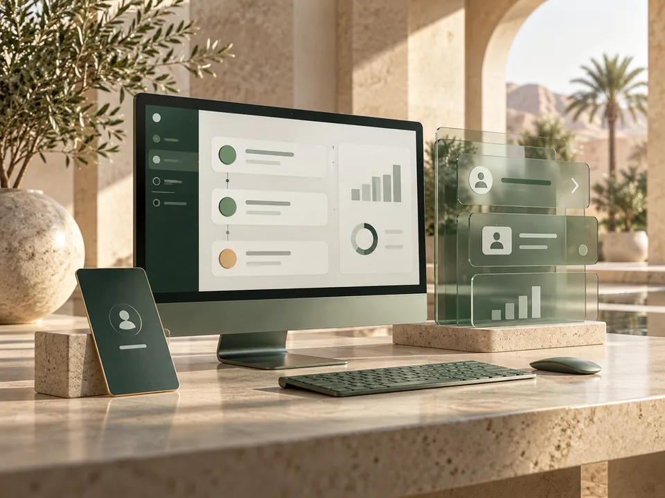 Editorial artwork for Internal operations systems